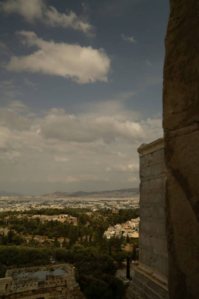View over Athens from the Acropolis