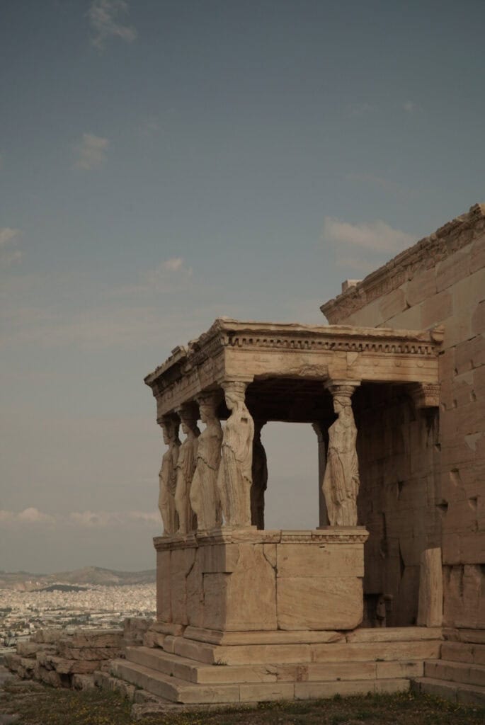 Porch of the Maidens at the Erechtheion, Athens