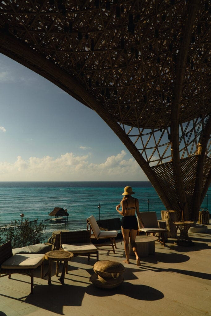 El Templo sunset terrace bar at Impression Isla Mujeres