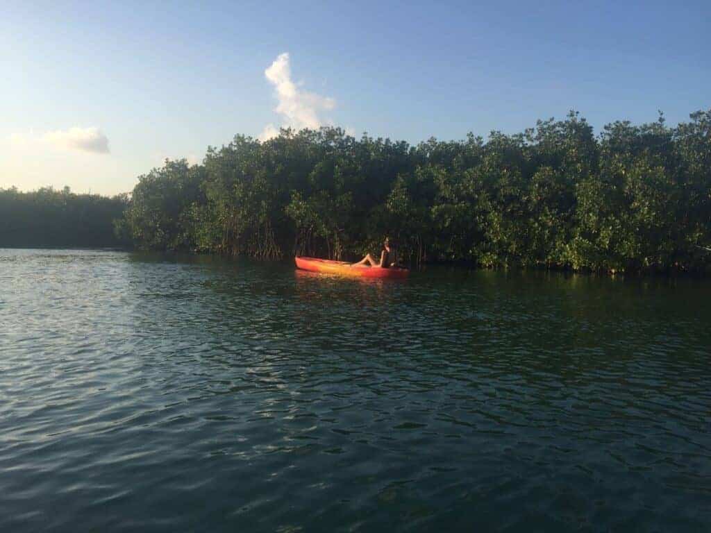 Kayaking Nichupte Lagoon in Cancun