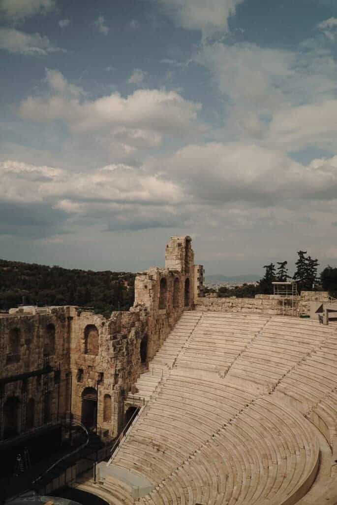 Odeon of Herodes Atticus from the Acropolis