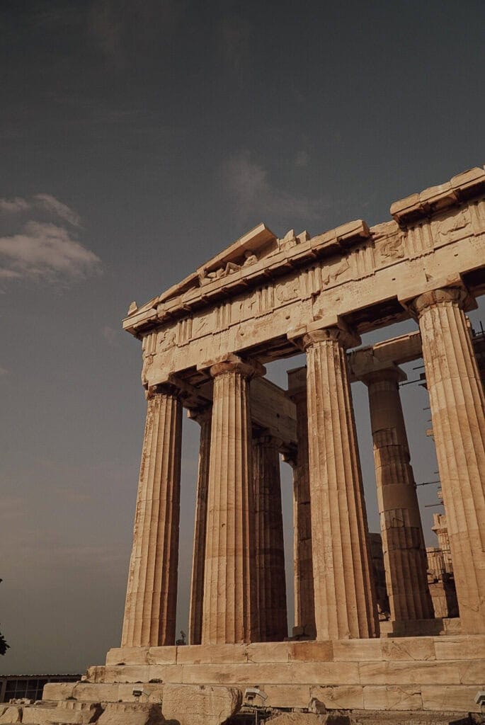 The Parthenon at the Acropolis of Athens